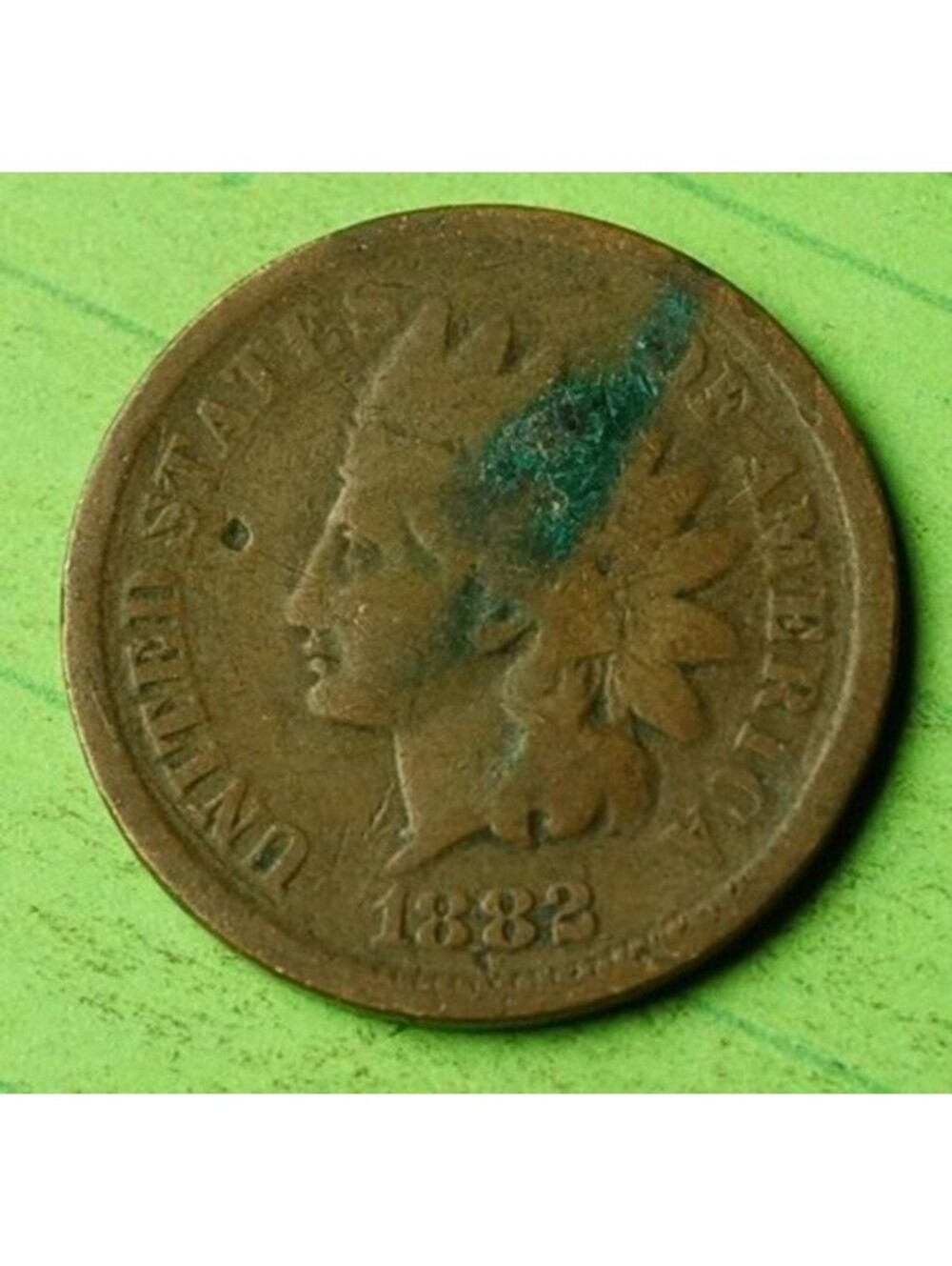 X292 1882 Indian Head Cent Penny 1c - Check Out Our eBay Store - old coin money